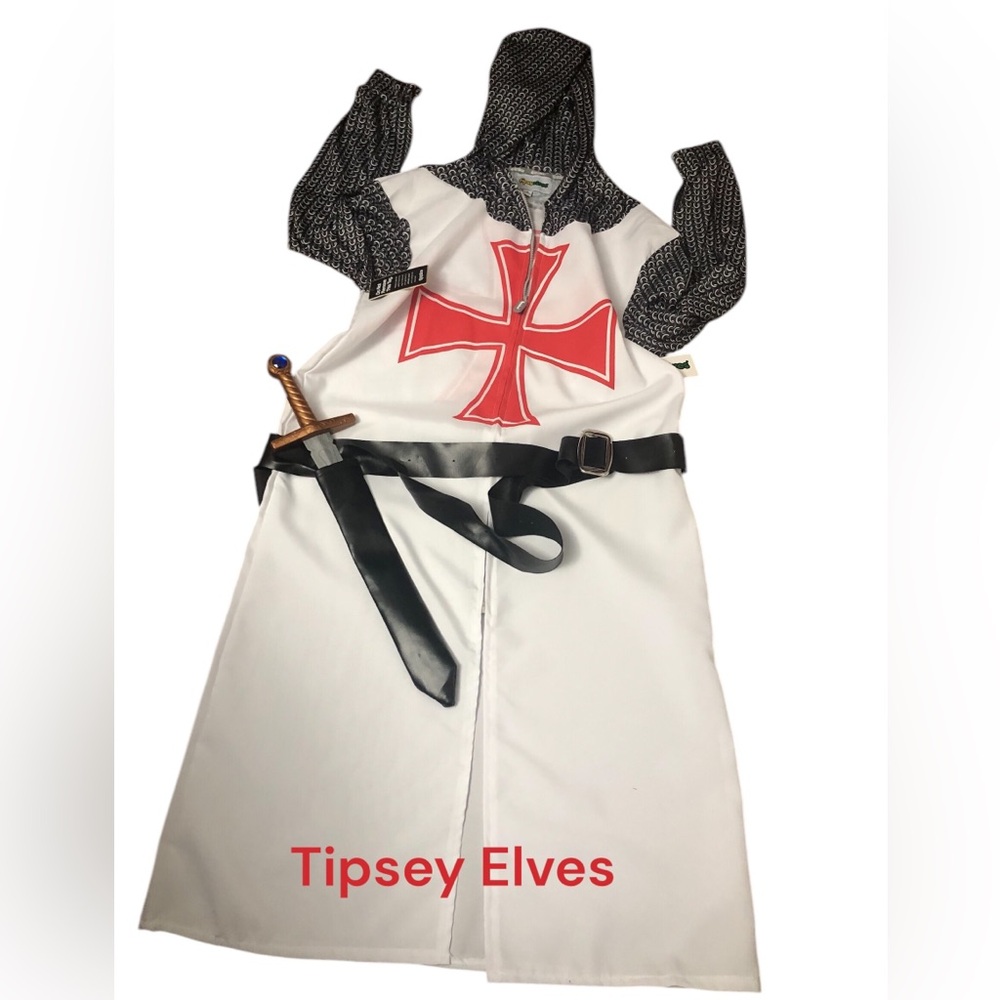 Tipsey Elves Templar Knight Costume L Summerween